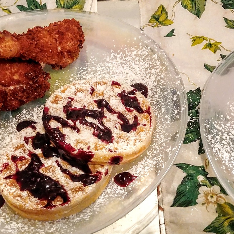 Chicken & Lemon Ricotta Waffles