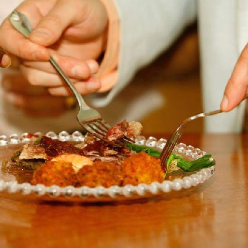 Mini Salmon Croquettes pictured