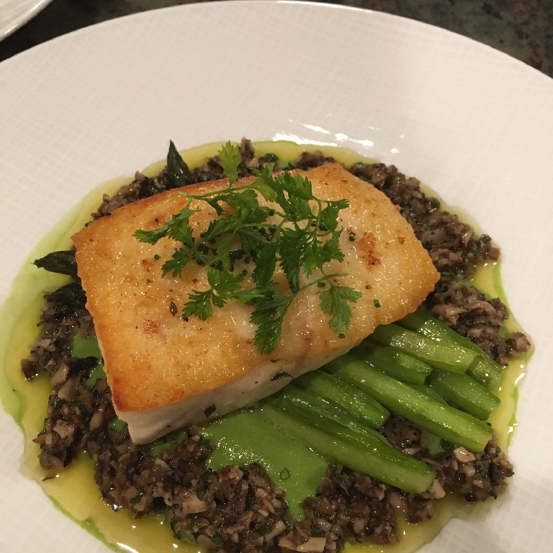 Pan roasted halibut 