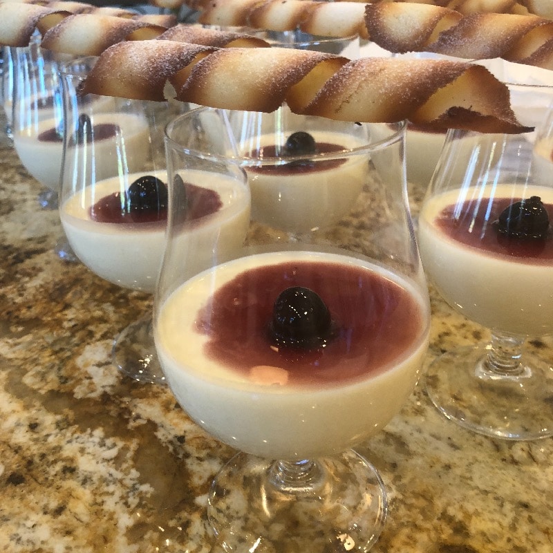 Citrus-cardamom panna cotta