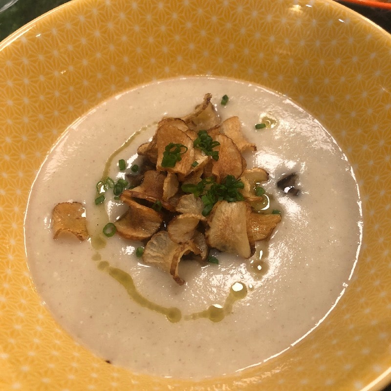Jerusalem artichoke veloute 