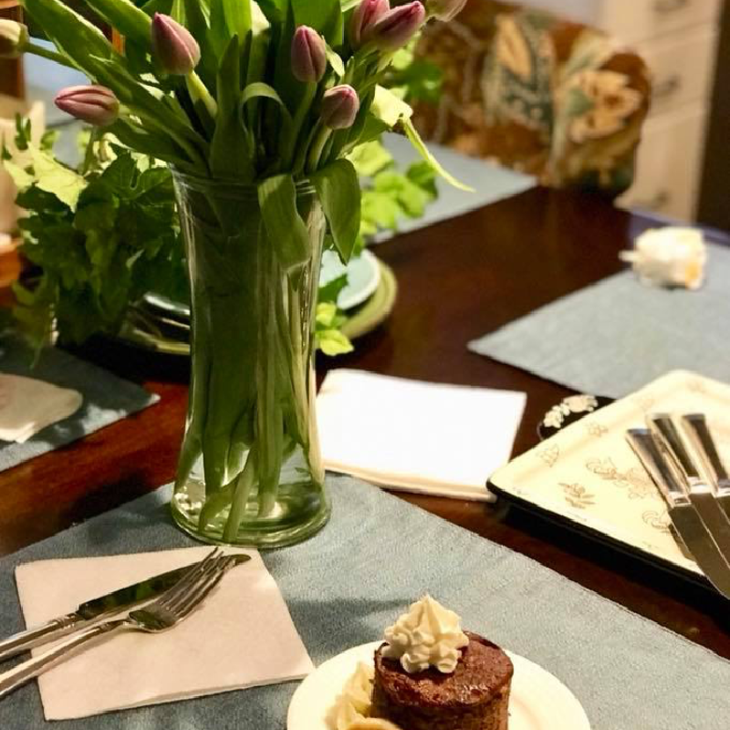 Banana bread tiramisu