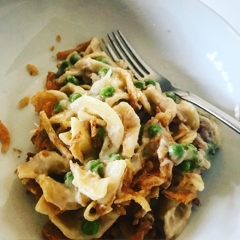 Tuna & Cheese Pasta Casserole 