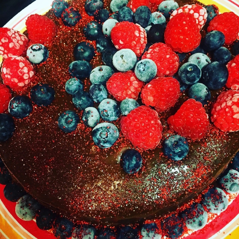 Organic Vegan Gluten Free Chocolate Ganache Cake