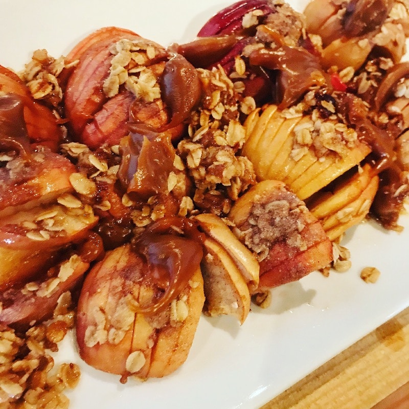 Organic Caramel Apple Bake