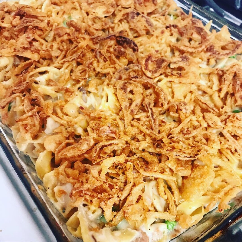 Tuna & Cheese Pasta Casserole 