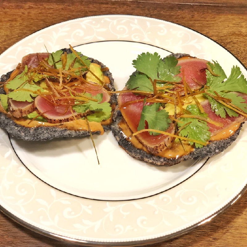 Mexican Tuna Tostada
