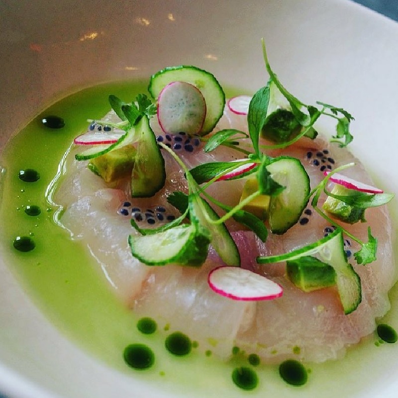 Hamachi Crudo
