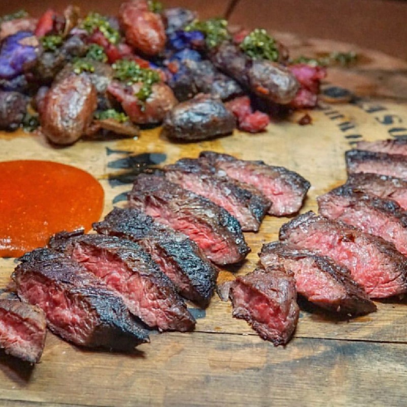 Steak and Argentinian Potatoes