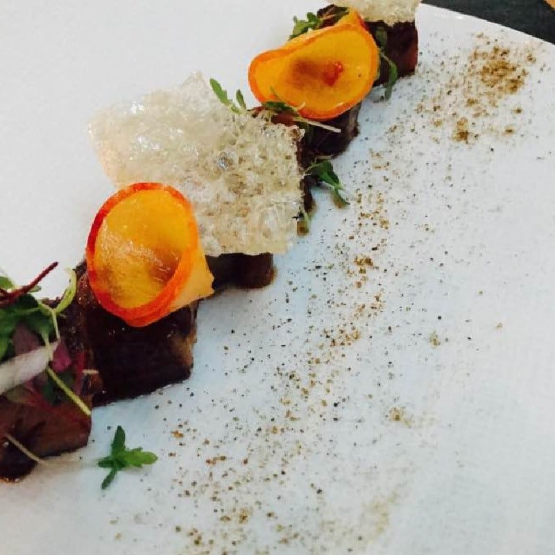 Pork Belly and Peaches