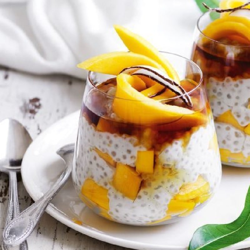 Tapioca coconut milk pudding