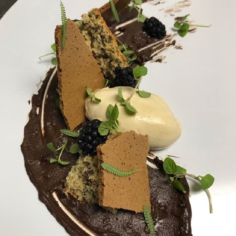 Caramel Sponge Cake Salted Caramel Ice cream