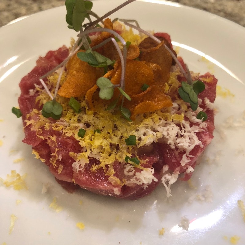 Beef tartare 