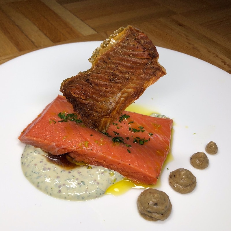 Salmon Mi-Cuit