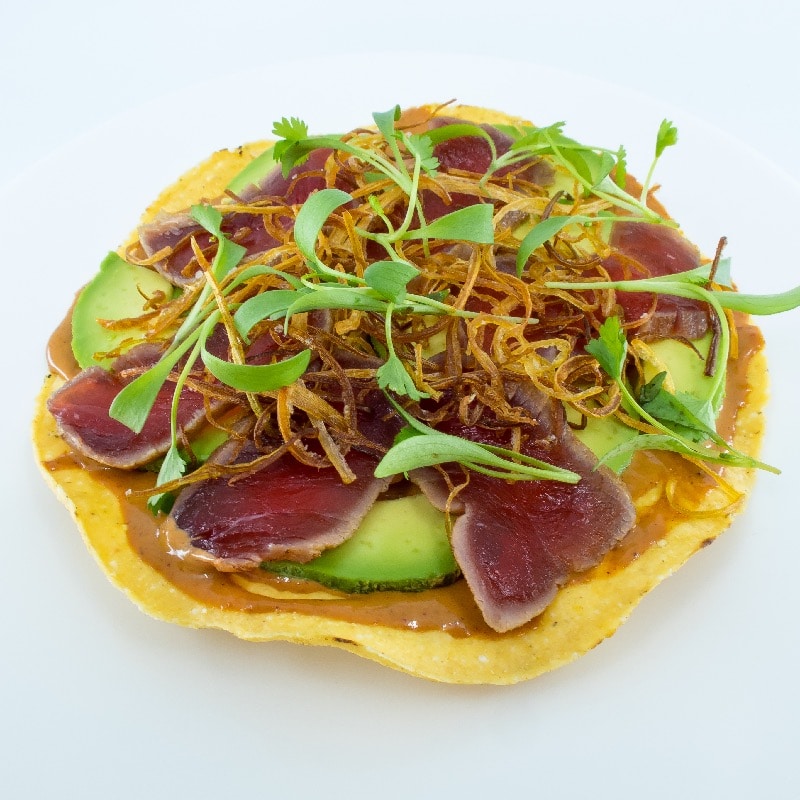 Tuna Tostada