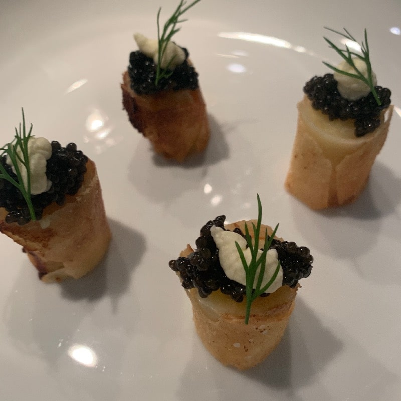 Yukon gold potato knish 