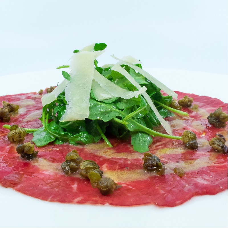 Beef Carpaccio with Crispy Capers