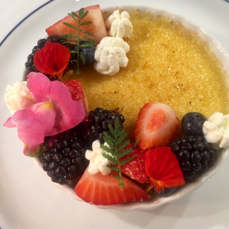 Bailey’s Irish Cream creme brûlée 