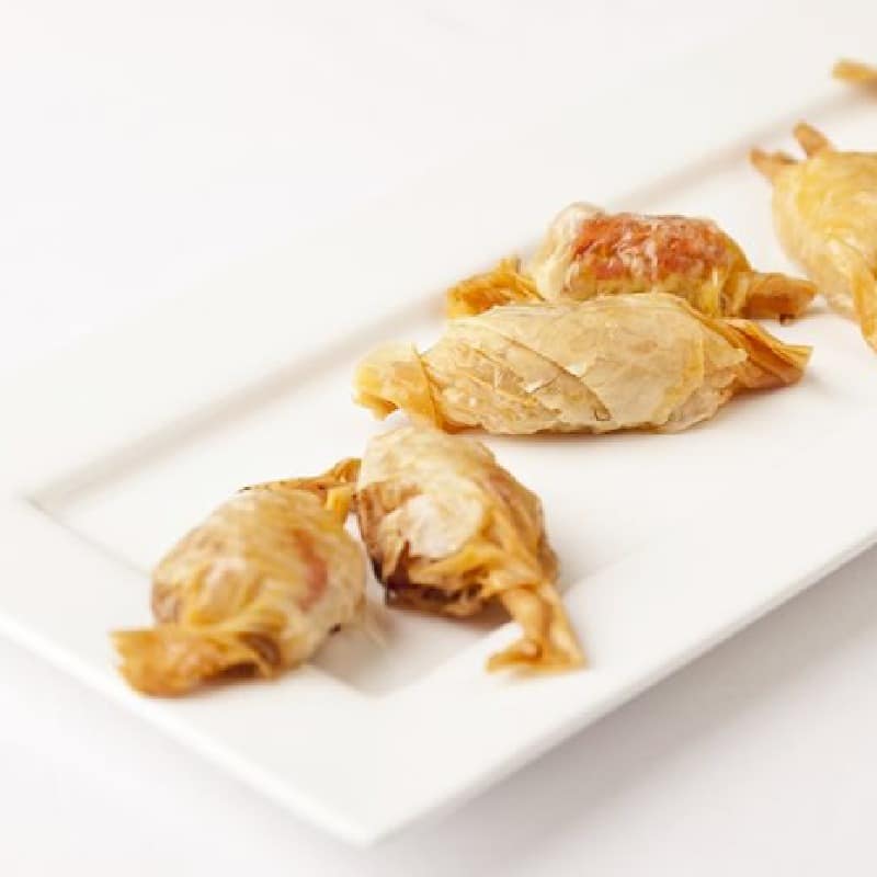 Warm bon-bons of foie gras à la Basque