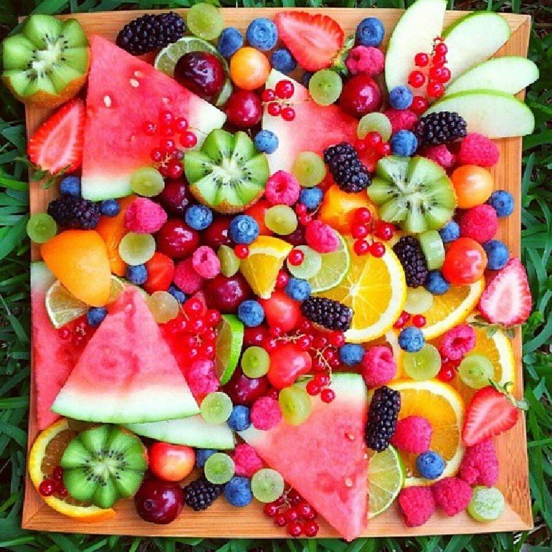 summer fruit plate