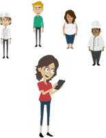 Choose from the great proposals chefs send you Choose from the great proposals chefs send you